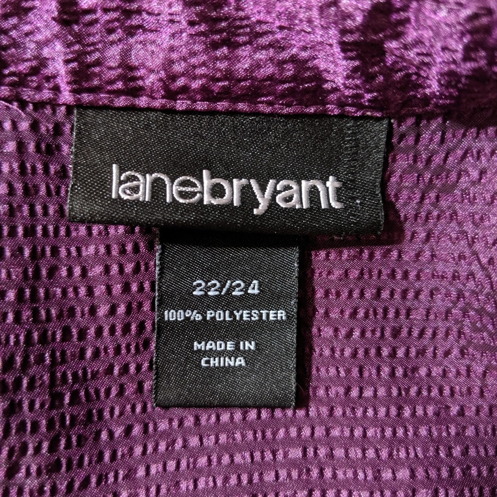 Lane Bryant Ruffle button up blouse - Picture 4 of 8